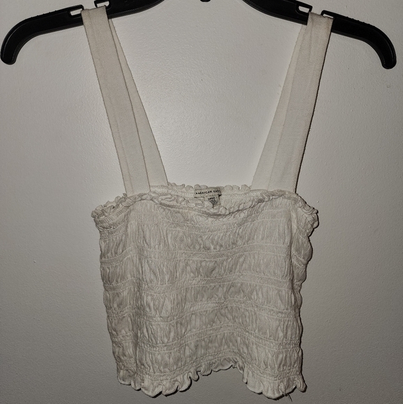 American Eagle Ruffle Crop Tank - Picture 2 of 4